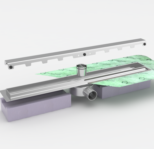 Thin Drain - Base - Shower Channel