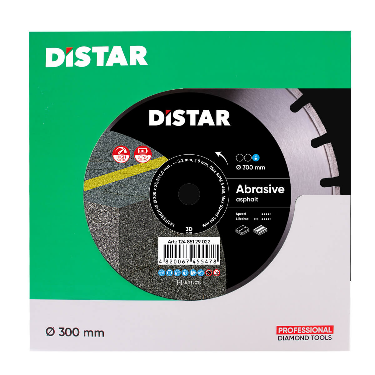 DISCO DE CORTE DE DIAMANTE 1A1RSS Ø 300 mm a Ø 500 mm - ABRASIVO MAIS VENDIDO
