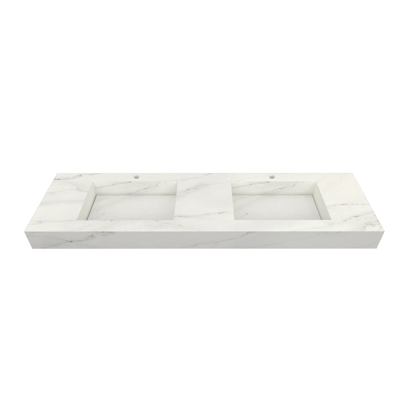 Bancada Veneza em DEKTON 4 mm com Lavatórios Dupla Integrados