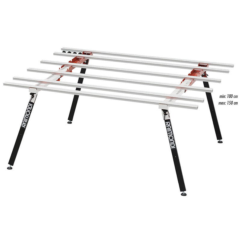 Bancada de trabalho modular BM180 MK3 PLUS extensível com pernas articuladas
