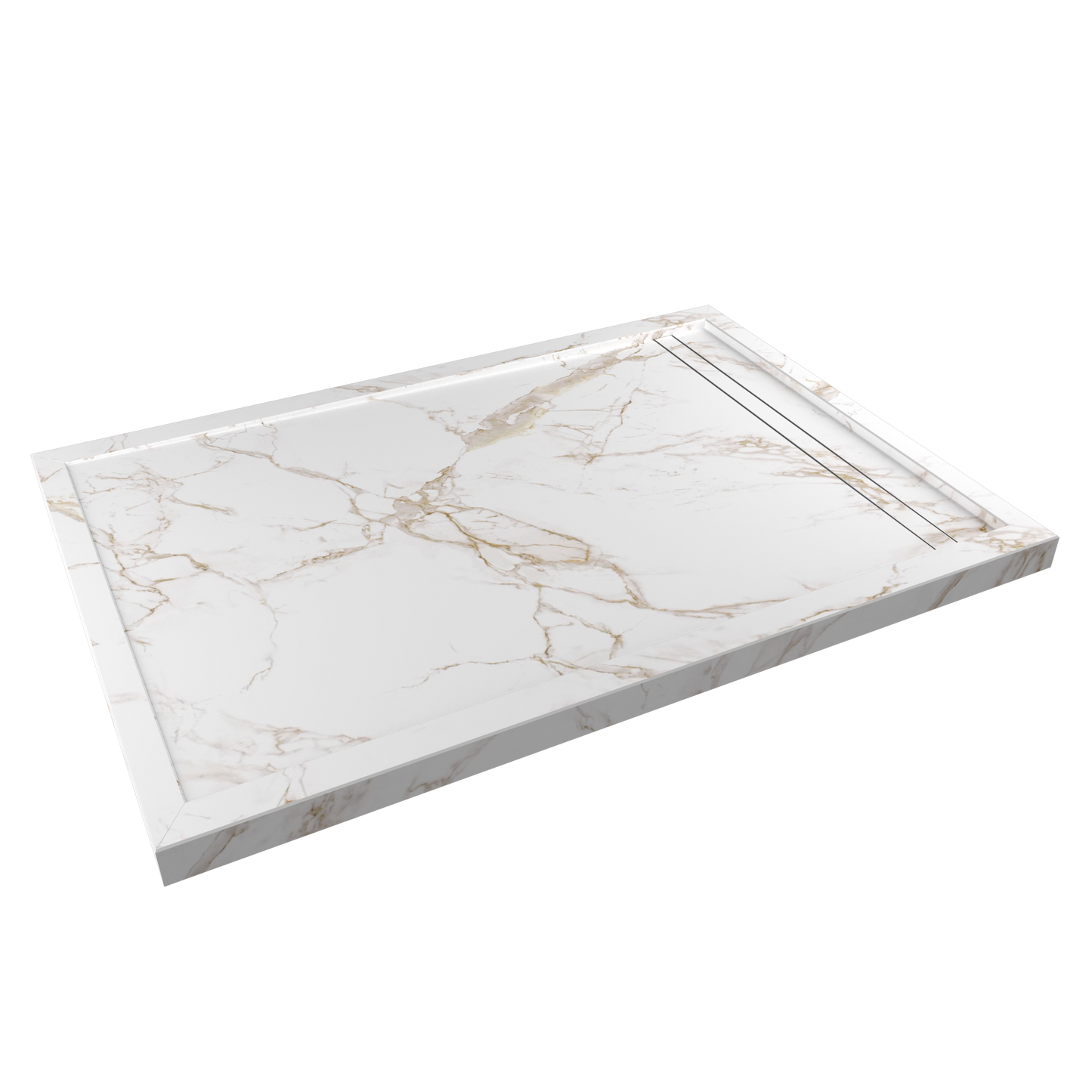 Base de Duche Bolzano - Estruturada em Dekton 8 mm