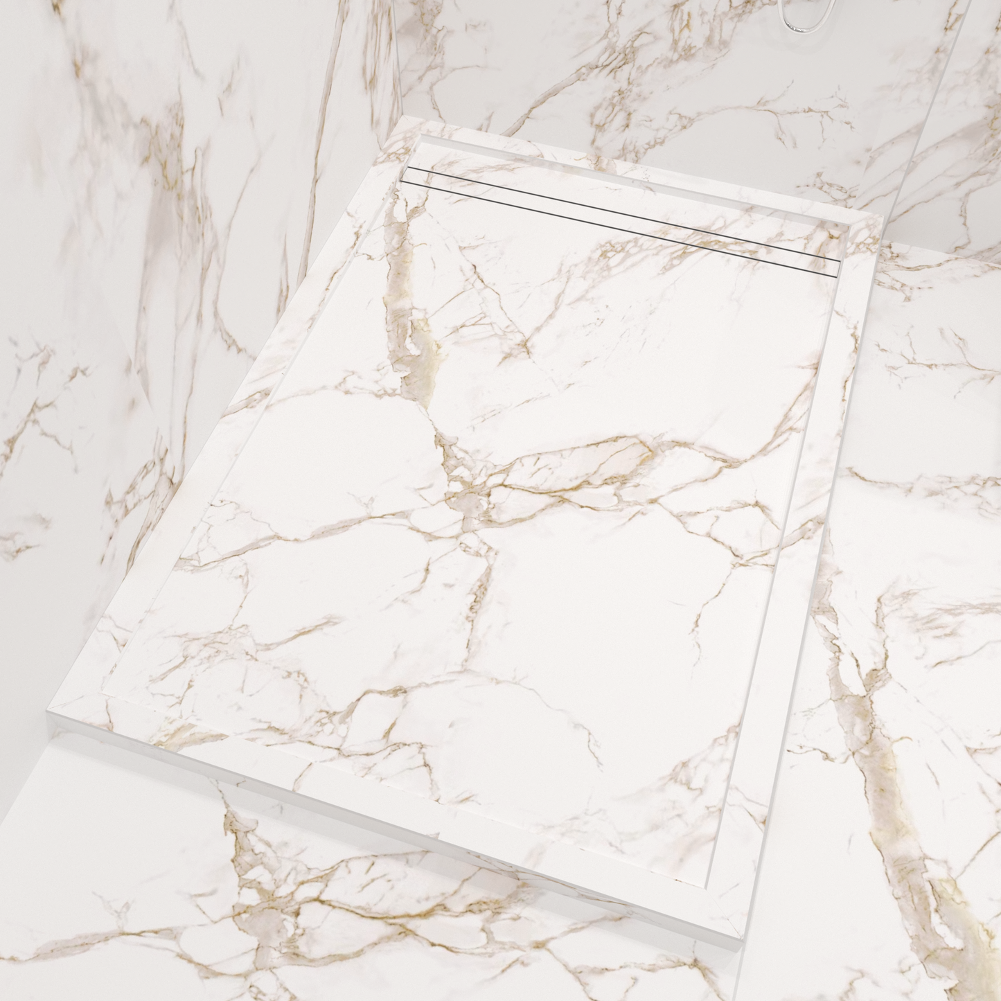 Base de Duche Bolzano - Estruturada em Dekton 8 mm