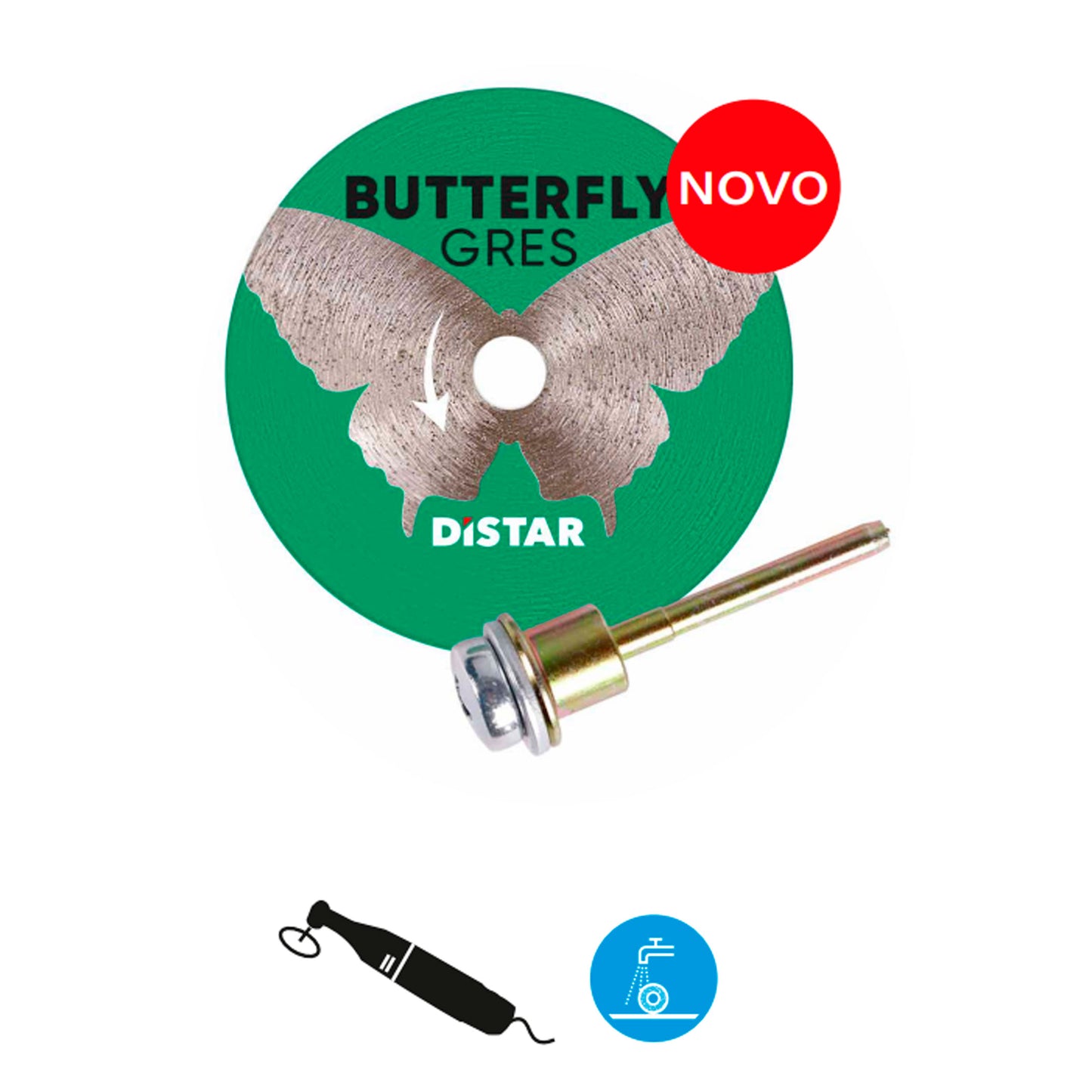 DISCO DE CORTE DIAMANTADA DISTAR 45X0,6X5,8F BUTTERFLY