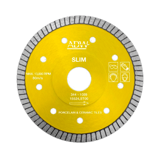 Disco - SLIM - Disco in porcellana - Taglio a secco