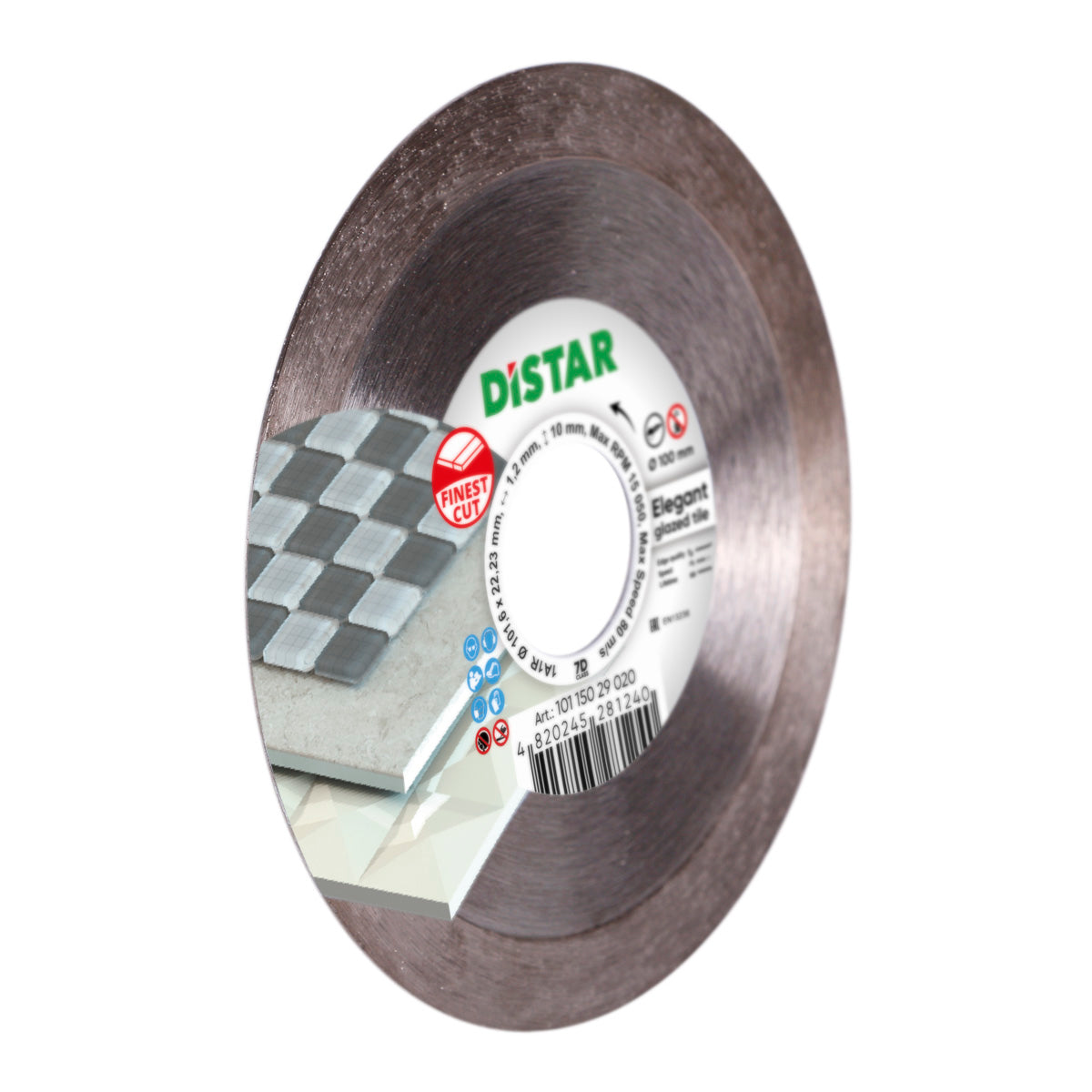 DISCO DE CORTE DE DIAMANTE 1A1R Ø 100 mm ELEGANT