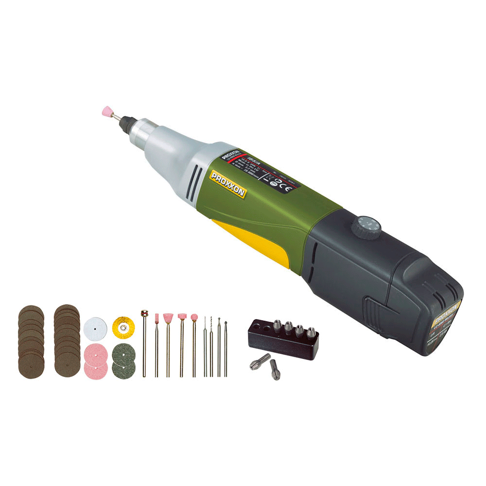 Furadeira/retificadora profissional sem fio IBS/A - Proxxon