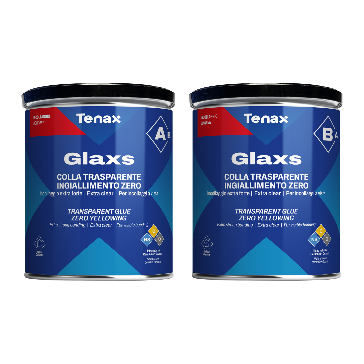 Kit Colla Glaxs Original COLA SÓLIDA TRANSPARENTE ZERO AMARELAMENTO - Tenax