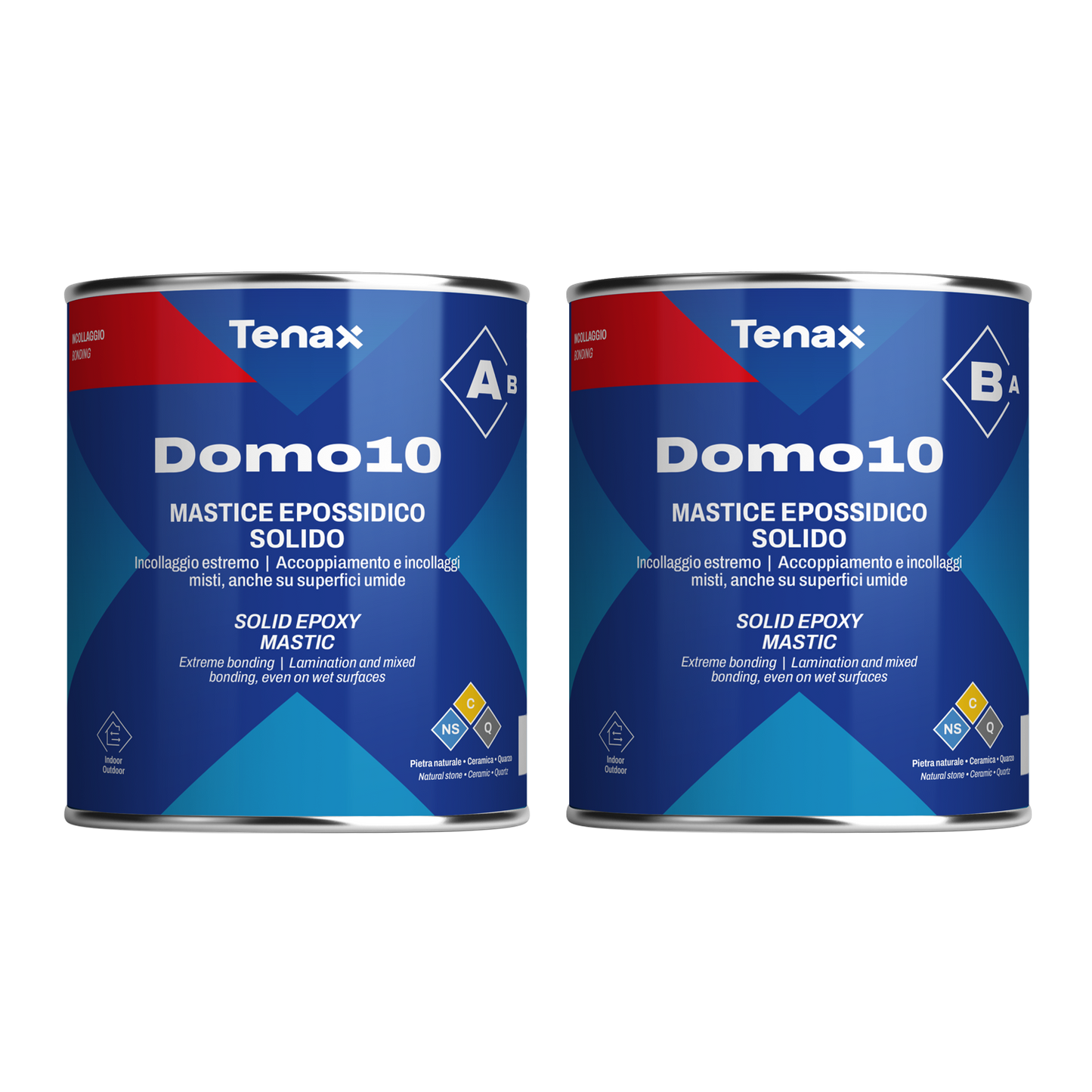 Domo 10 A+B Mástique epóxi sólido - Tenax
