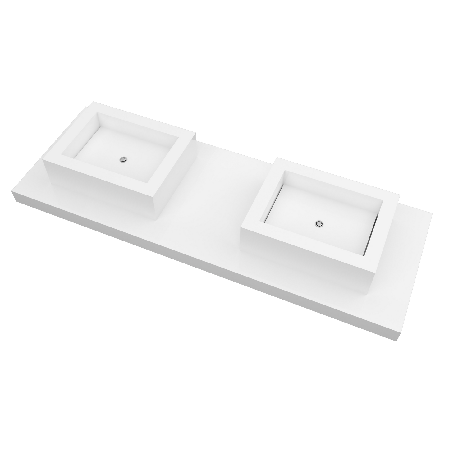 Lavabo sovrapposto Cuba mod. Celestina - 52x40x15 cm