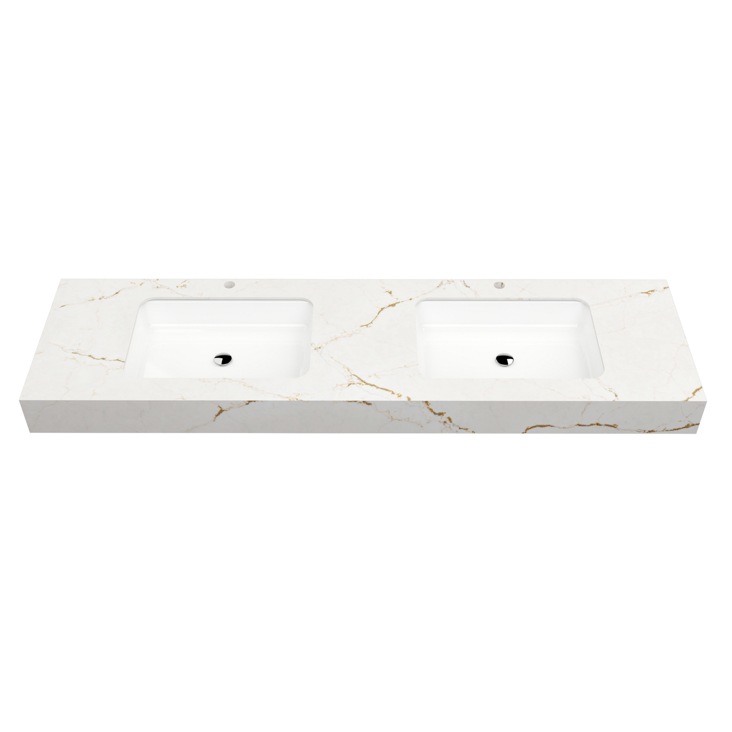 Bancada Roma em Silestone com Lavatório de Encastrar Dupla