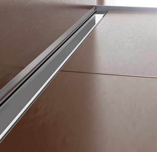 Slim Drain - Classic Cover Polished Stainless Steel - Shower Channel Cover