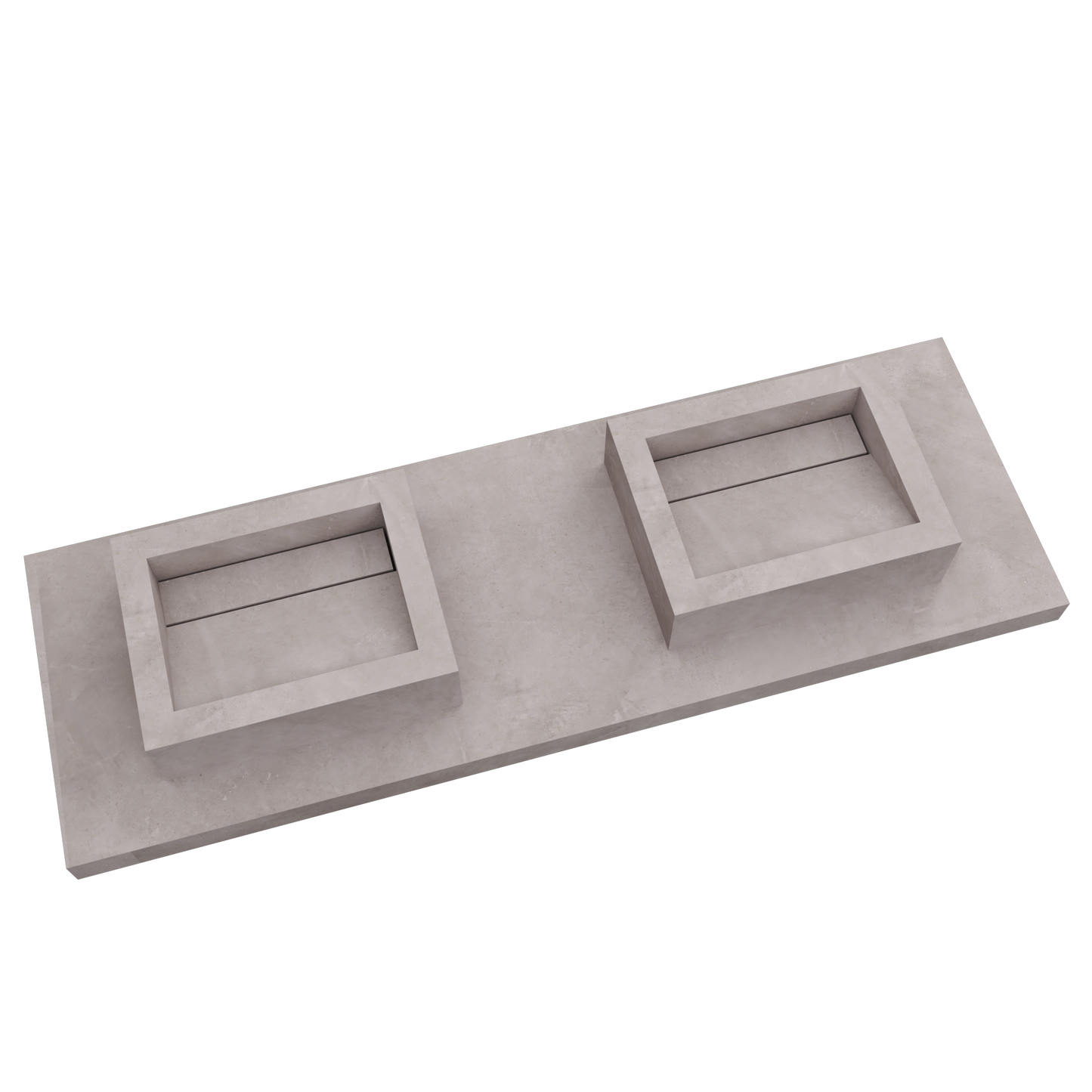 Lavabo sovrapposto Cuba mod. Fiorella - 52 x 40 x 15 cm