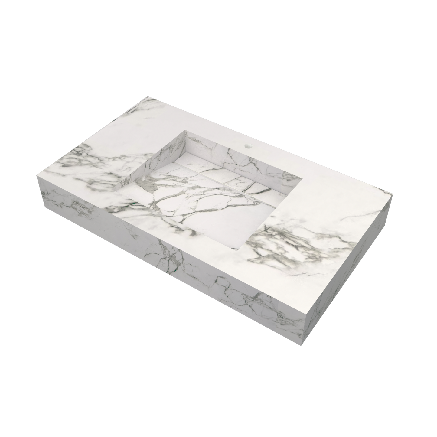Bancada Torino em DEKTON 4 mm com Lavatório Integrado