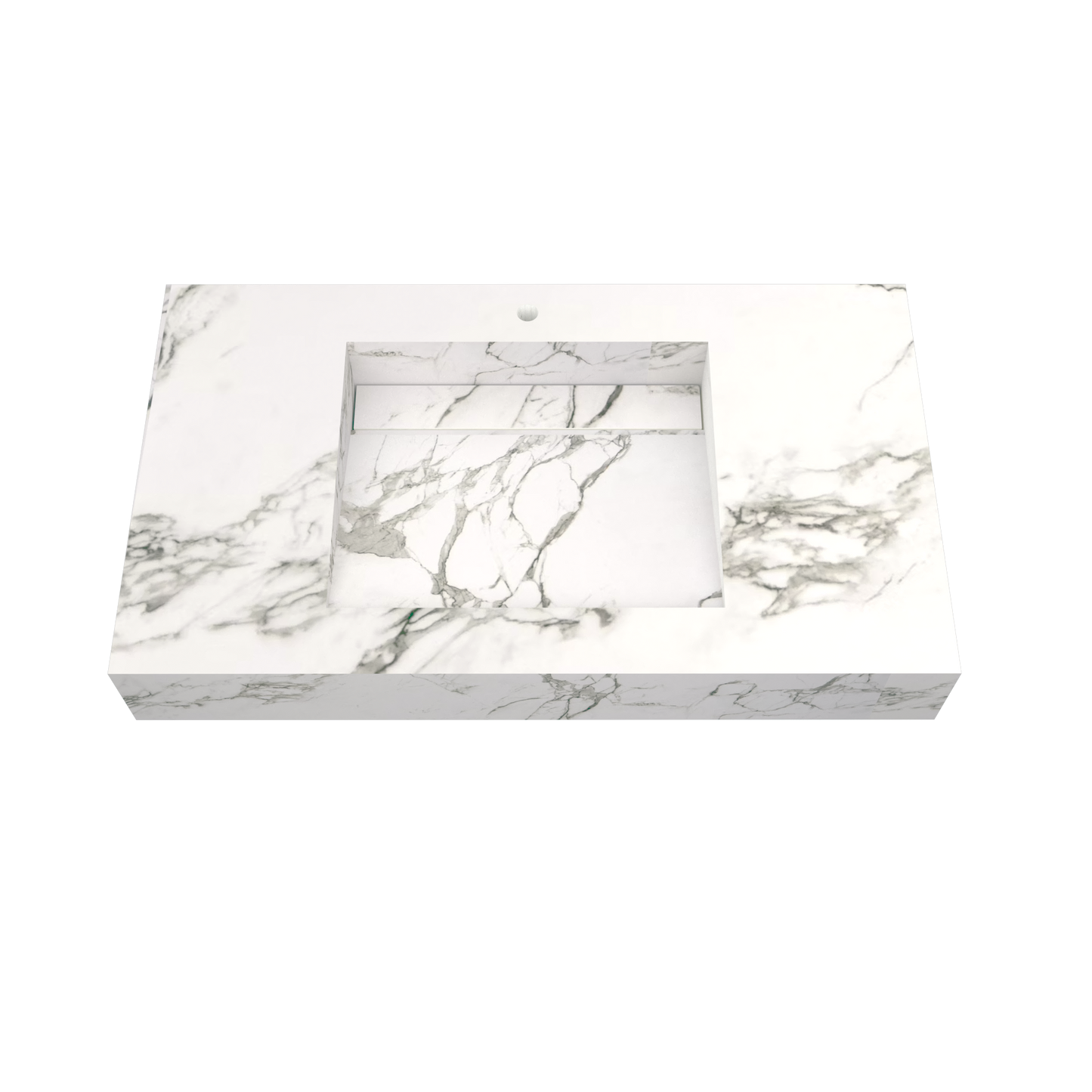 Bancada Torino em DEKTON 4 mm com Lavatório Integrado