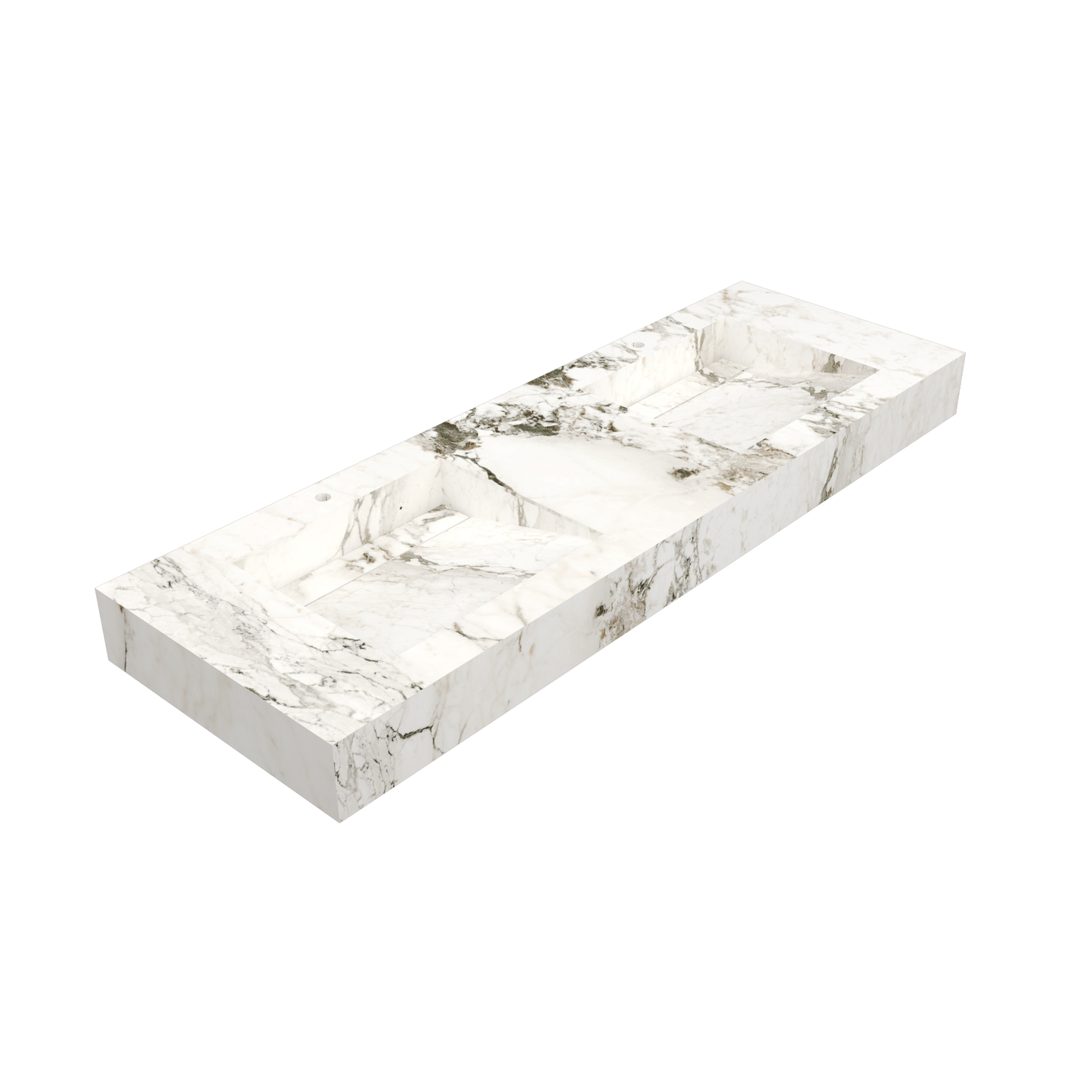 Lavabo Cuba mod. Graziana - 190 x 55 x 15 cm