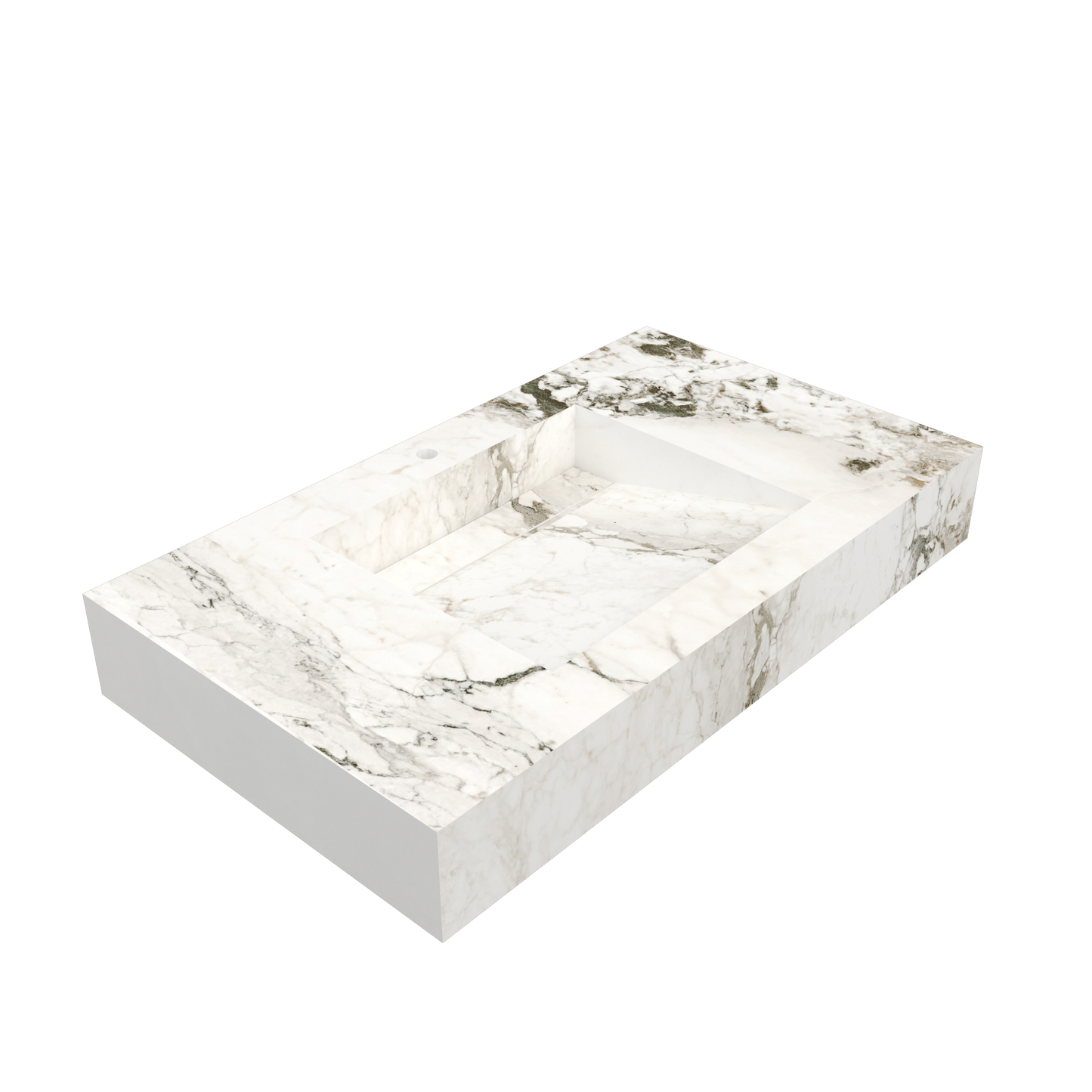 Lavabo Cuba mod. Graziana - 190 x 55 x 15 cm
