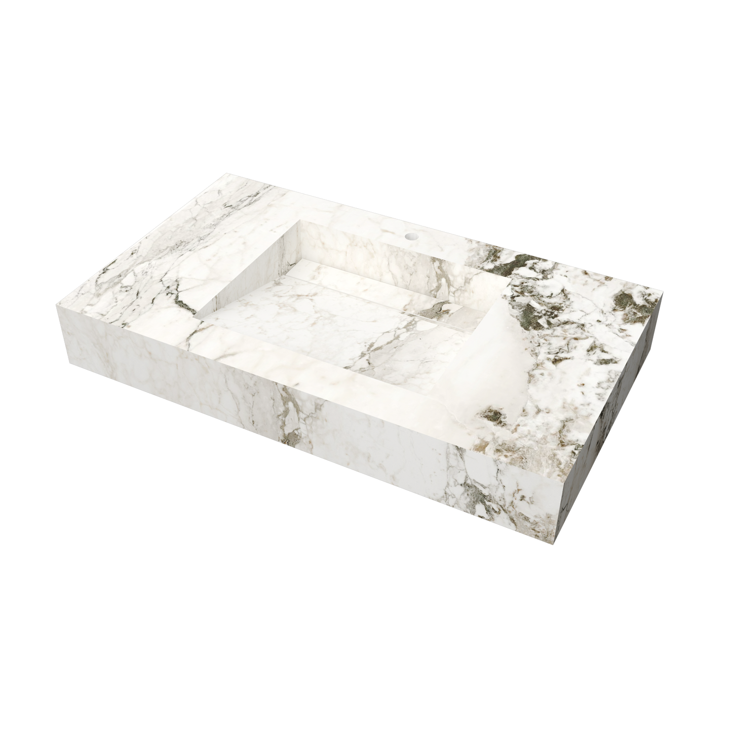 Lavabo Cuba mod. Graziana - 190 x 55 x 15 cm