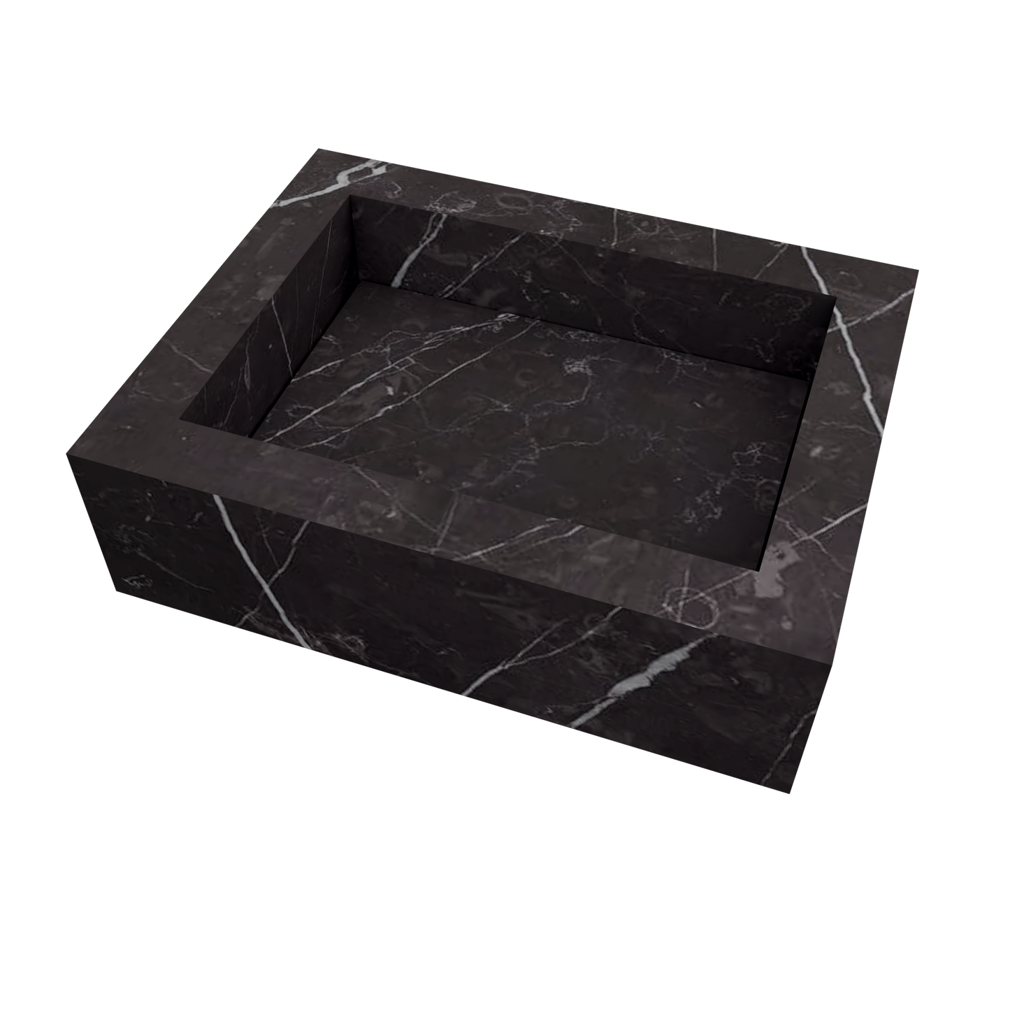 Lavabo sovrapposto Cuba mod. Allegra - 52 x 40 x 15 cm