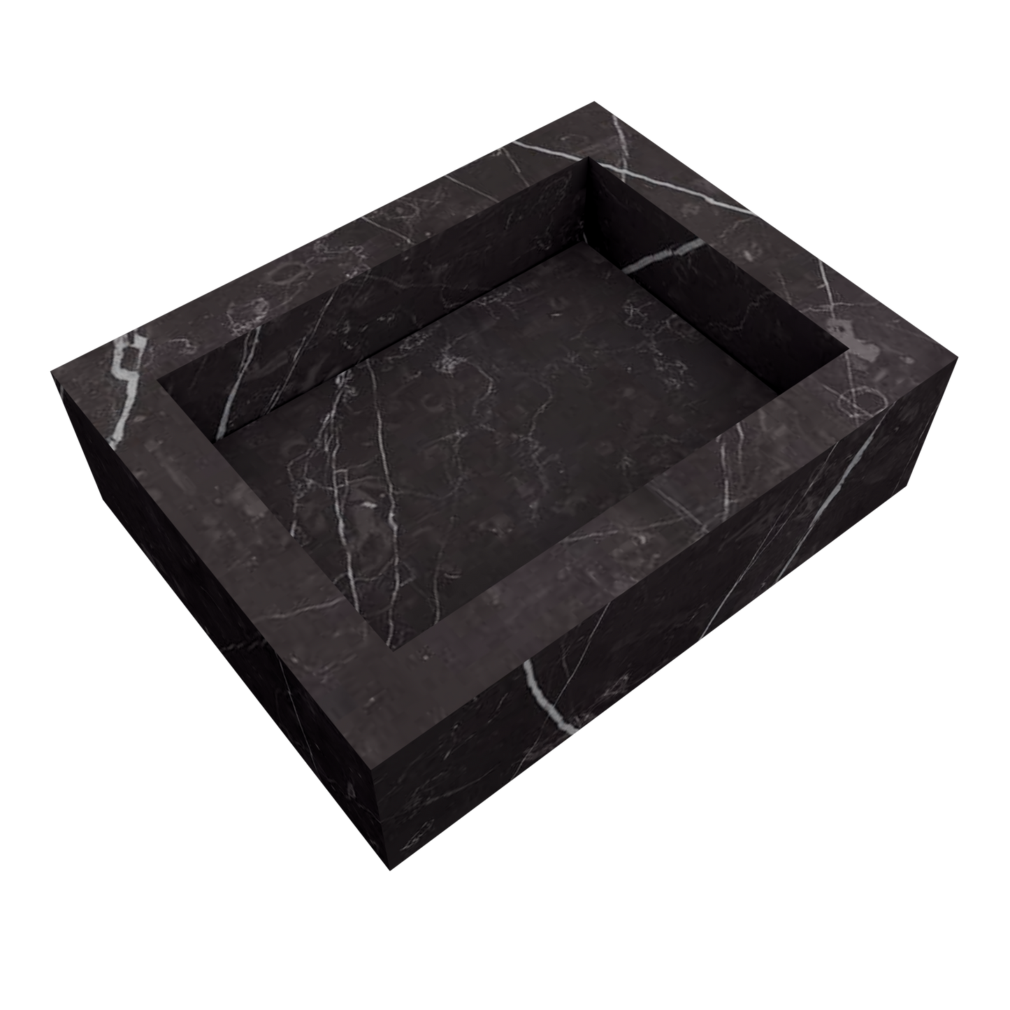 Lavabo sovrapposto Cuba mod. Allegra - 52 x 40 x 15 cm