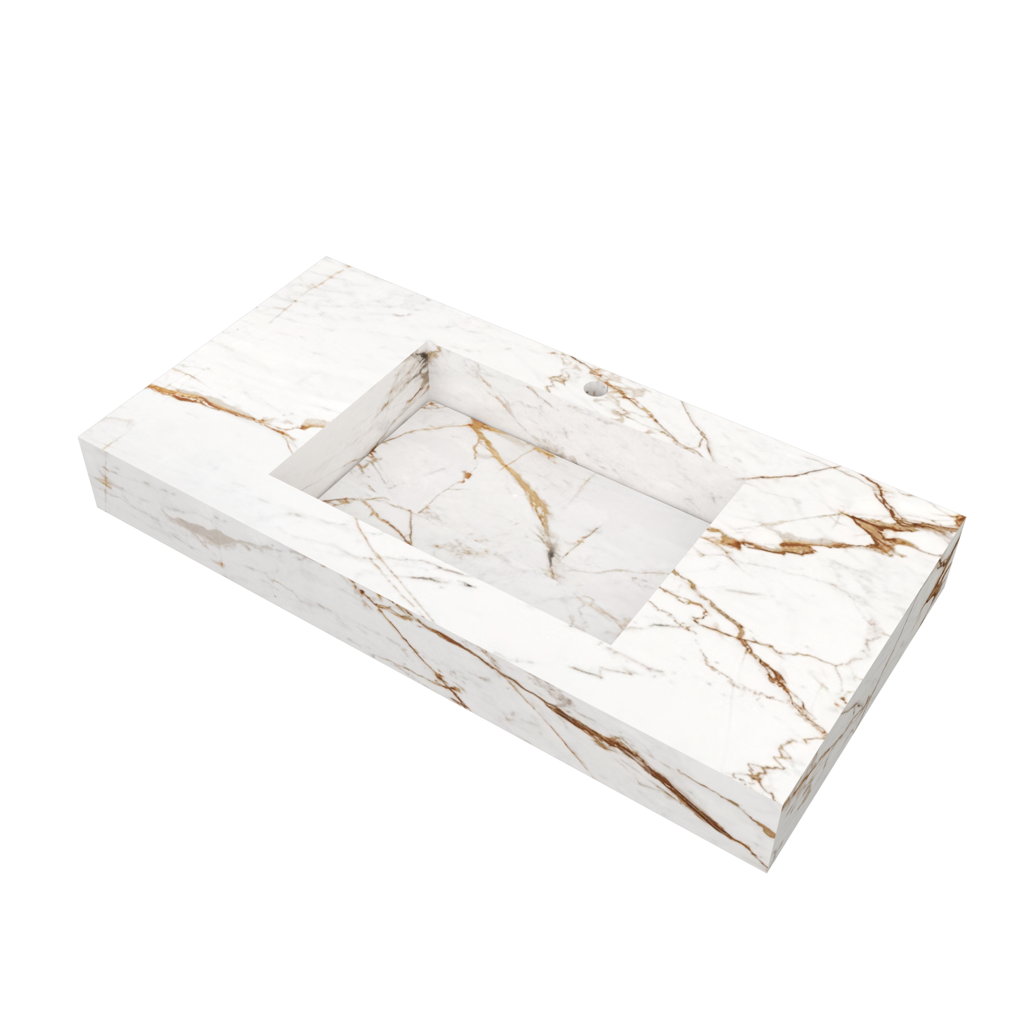 Bancada Veneza em DEKTON 4 mm com Lavatório Integrado
