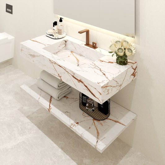 Cuba washbasin mod. Mariella - 150 x 55 x 15 cm