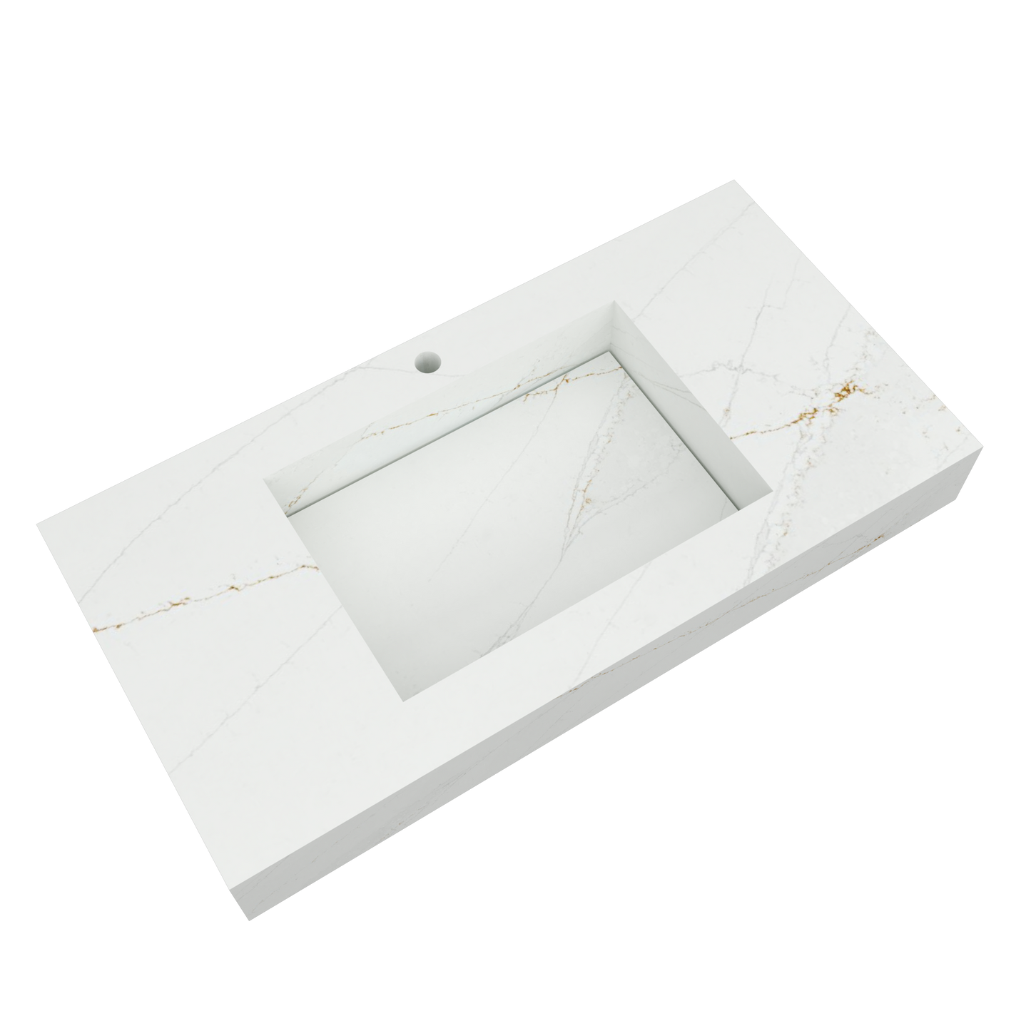 Bancada Veneza em Silestone com Lavatório Integrado