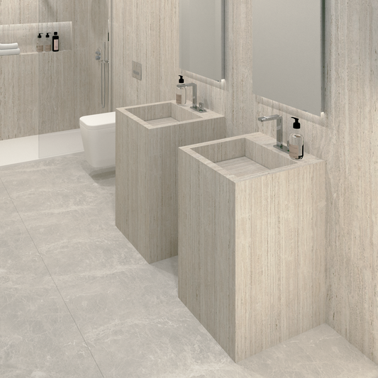 Verona Tower washbasin in DEKTON 4 mm - 90X60X50