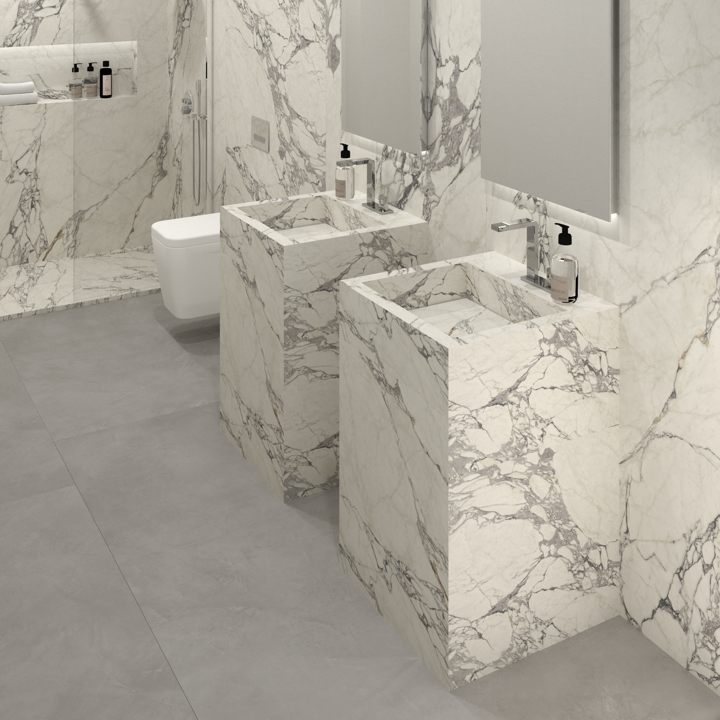 Lavabo Cuba mod. Chiara - 150 x 55 x 15 cm