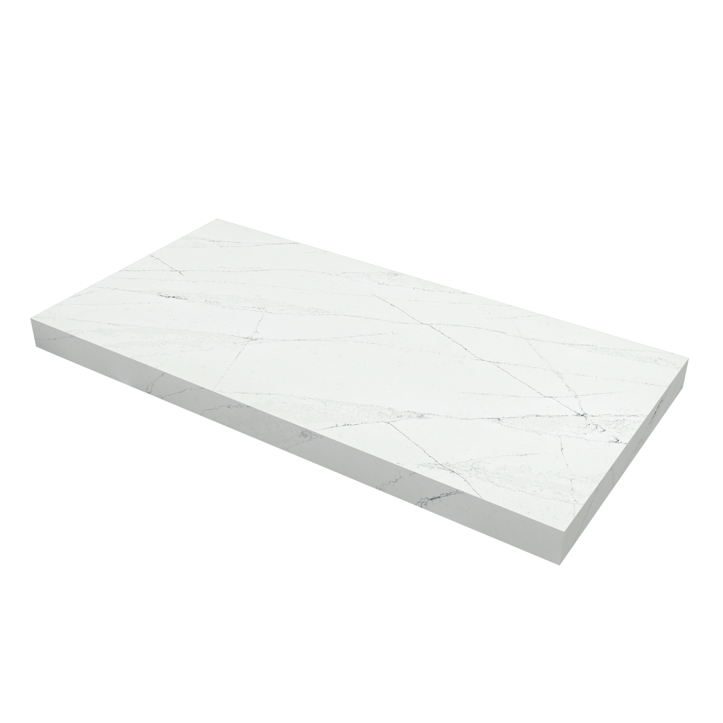 Bancada Reta Vicenza em Silestone com furação para Lavatório de pousar