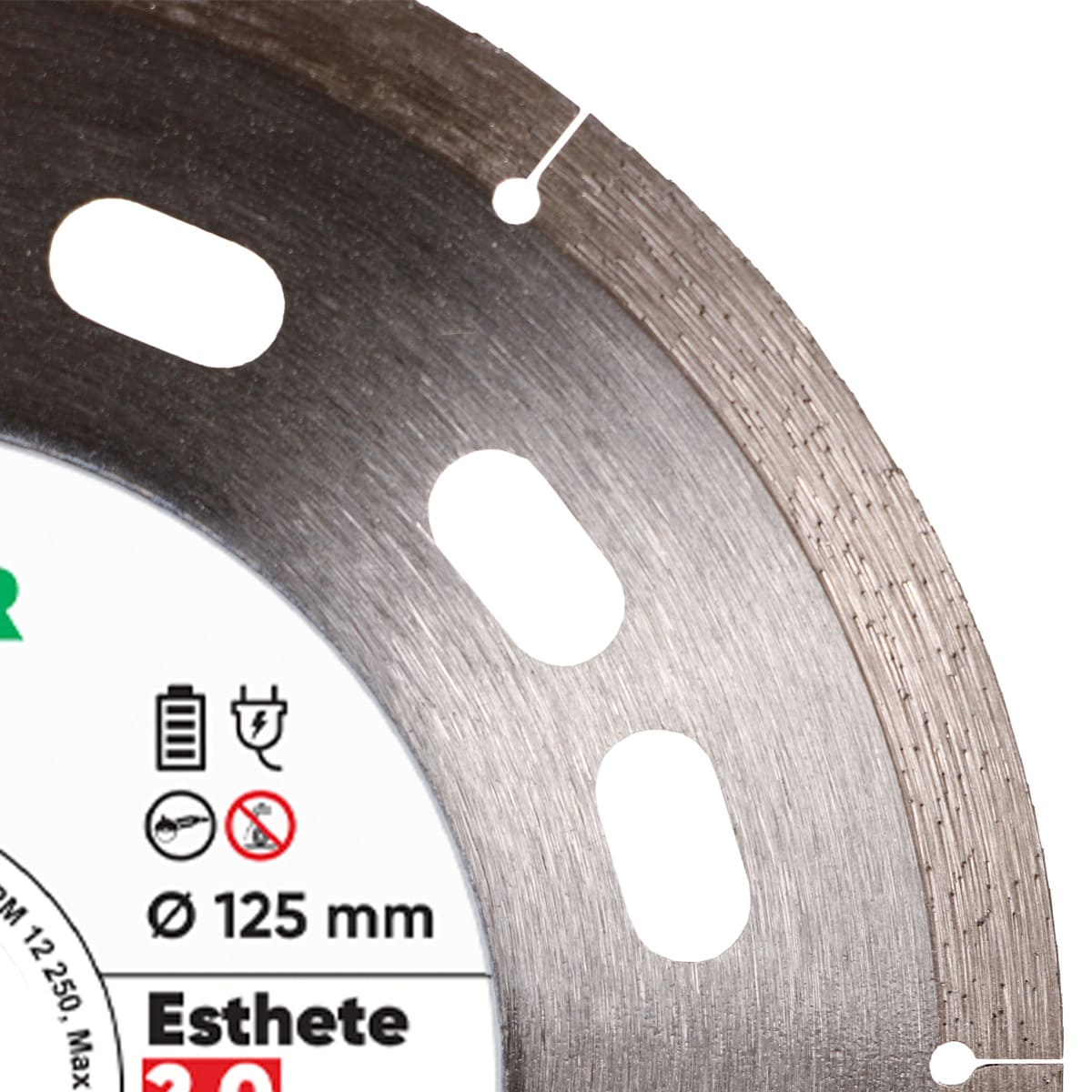 DISCO DE CORTE DE DIAMANTE 1A1R Ø 115 mm a Ø 125 mm X1,1X6X22,23 ESTHETE 2.0