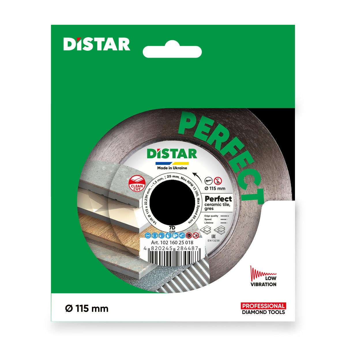 DISCO DA TAGLIO DIAMANTATO 1A1R 125X22.23H PERFETTO