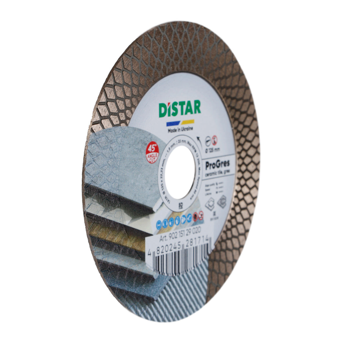 DISCO DE CORTE DE DIAMANTE 1A1R Ø 125 mm PRO GRES