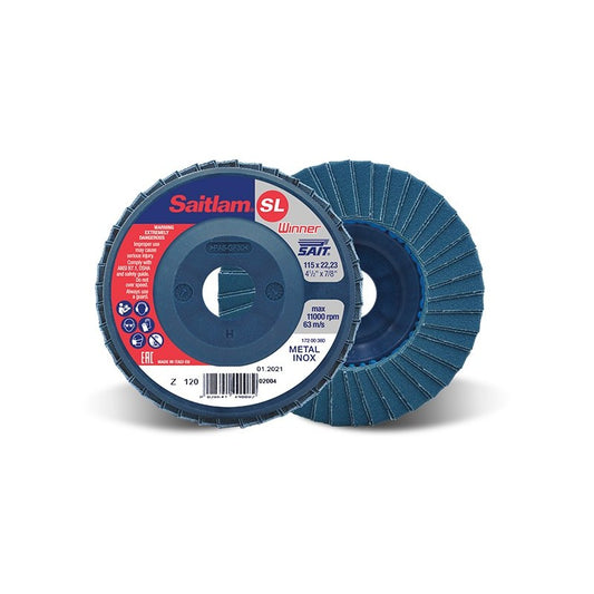 Flap disc - flat - SAITLAM-SL Z