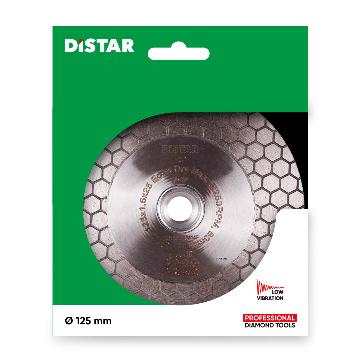 DIAMOND CUTTING BLADE 1A1R Ø115mm and Ø 125mm - EDGE DRY