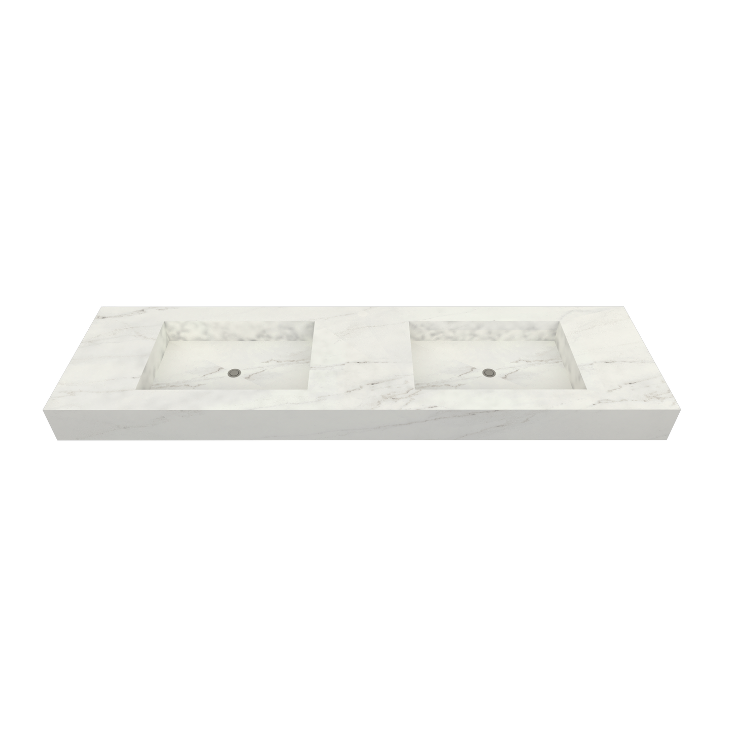 Bancada Firenze em DEKTON 4 mm com Lavatórios Dupla Integrados