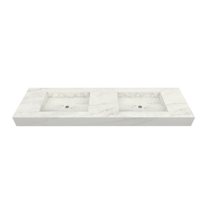 Bancada Firenze em DEKTON 4 mm com Lavatórios Dupla Integrados