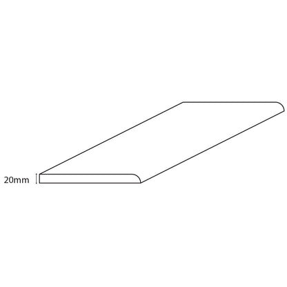 Borda para Piscina Boleada Topo 20 mm