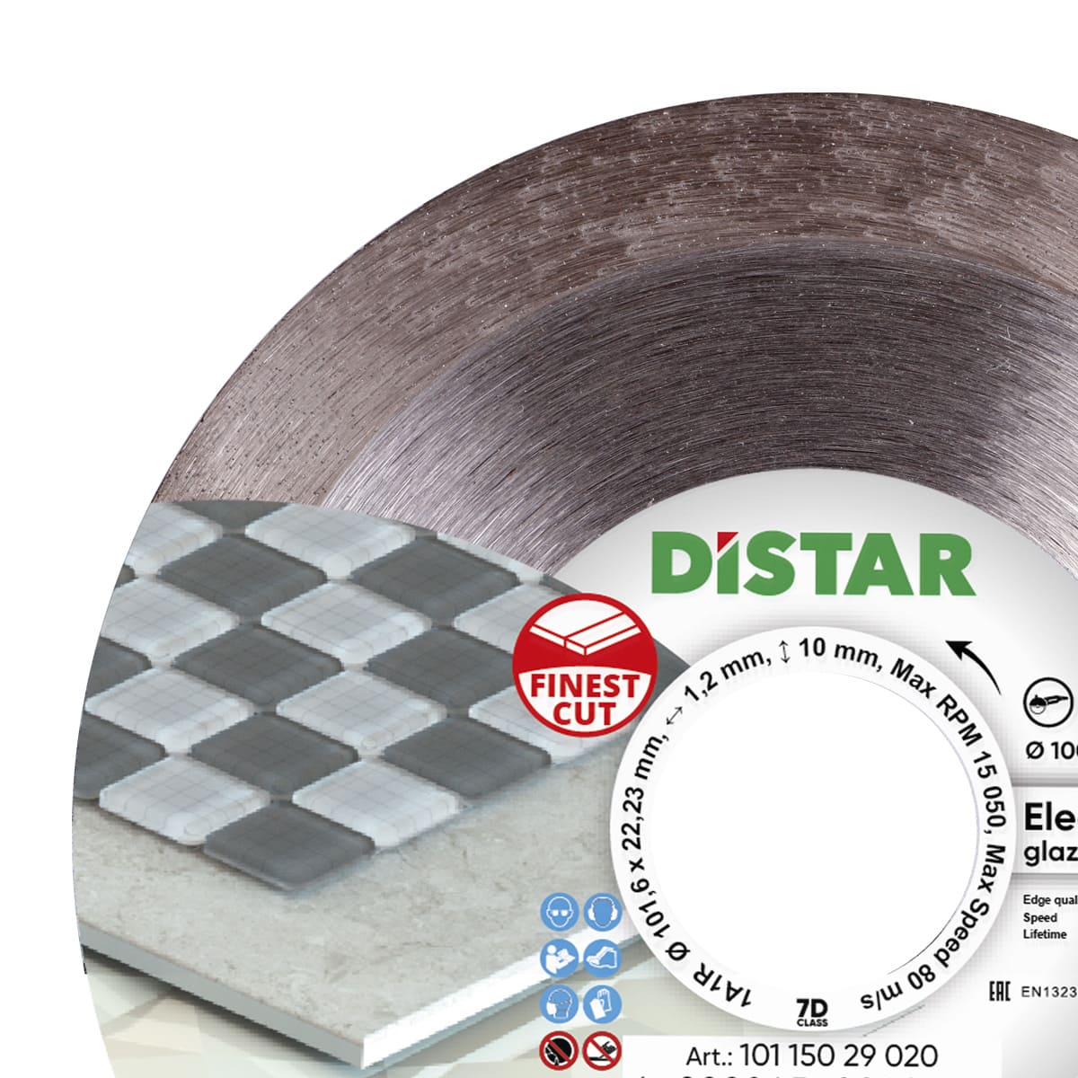 DIAMOND CUTTING BLADE 1A1R Ø 100 mm ELEGANT