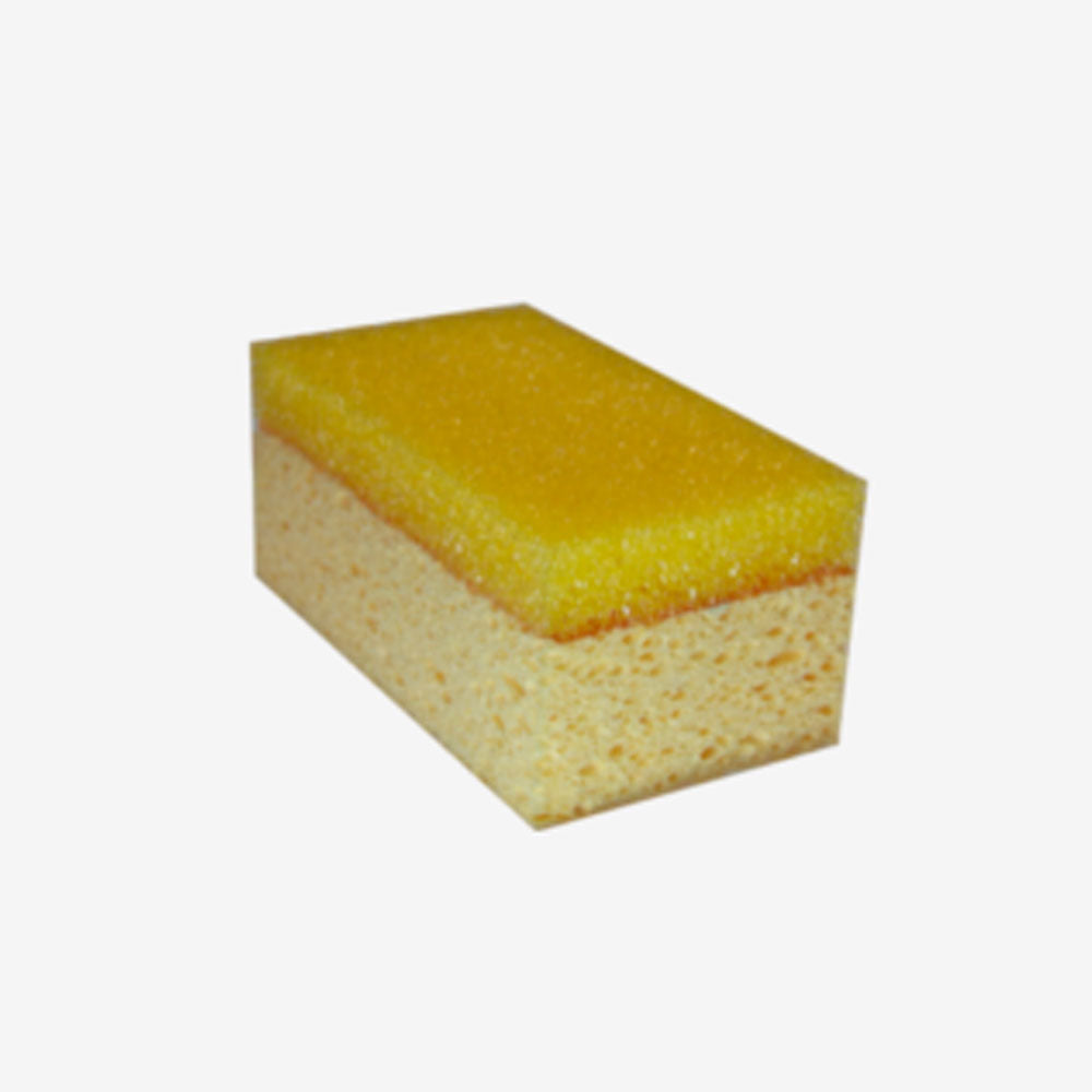 Non-refillable sponge for cleaning and finishing joints, floors and coverings 