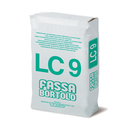 LC 9 - Regularizador para betão de base cimentícia de cor cinzenta - Fassa
