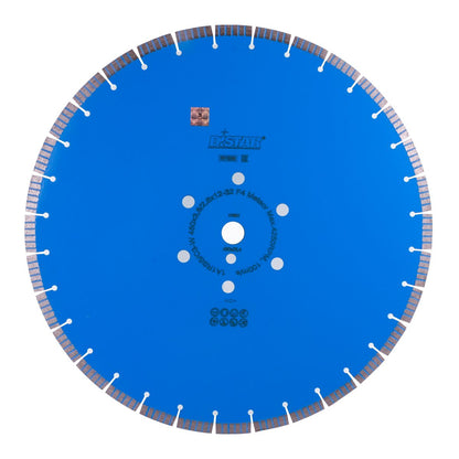 DIAMOND CUTTING BLADE 1A1RSS Ø 450 mm to Ø 500 mm F4 METEOR