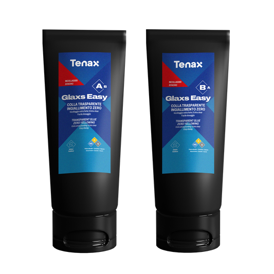 Glaxs Easy 3gr A+B Cola sólida extra forte e extra transparente - Tenax