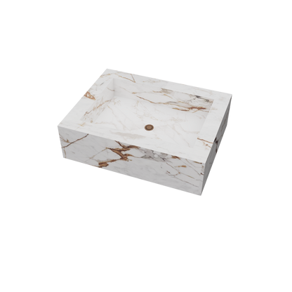 Overlapping Cuba washbasin mod. Celestina - 52 x 40 x 15 cm 