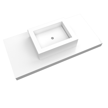 Lavabo sovrapposto Cuba mod. Celestina - 52x40x15 cm 