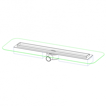 Thin Drain - Base - Calha de Duche