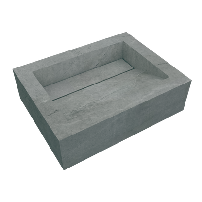 Overlapping Cuba washbasin mod. Fiorella - 52 x 40 x 15 cm 