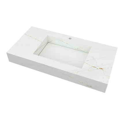 Cuba washbasin mod. Mariella - 150 x 55 x 15 cm 