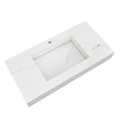 Cuba washbasin mod. Mariella - 150 x 55 x 15 cm 