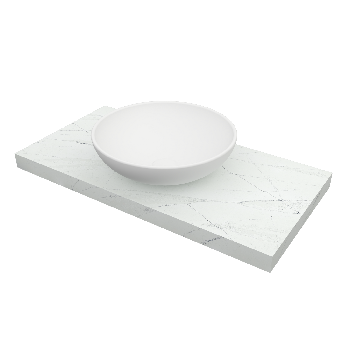 Washbasin Double overlapping basin mod. Giulia - 150 x 55 x 15 cm 