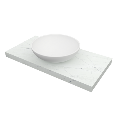 Washbasin Double overlapping basin mod. Giulia - 150 x 55 x 15 cm 